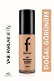 Flormar Doğal Bitişli Fondöten- Invisible Cover Hd Fdt. - Sarı Alt Ton 090 Golden Natural - 8682536059114