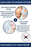 Dermal Facial Remedy Hassas ve Kuru Ciltler İçin Su Bazlı Yağsız Nemlendirici Yüz Bakım Kremi 50 gr