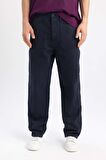 DeFacto Gabardin Pantolon Baggy Fit Bol Rahat Kesim Cepli Düz Paça B4762AX24SPNV239