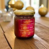 EXOTIC GLAM AMBER KAVANOZ SOYA MUM- PAÇULİ,YLANGYLANG -VANİLYA 