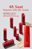 48 Saat Kalıcı Saten Fondöten 35ml SPF30+ Radiance Perfect Fit Foundation No.22 Beige