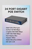 Combo Cm-2421gl 24 Port Gigabit Poe Switch Ürünü