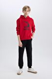 DeFacto Erkek Çocuk Shaquille O'Neal Kapüşonlu Kalın Sweatshirt B2220A824WNRD70