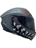 AXXIS DRAKEN S FORZA B5 MAT GREY (BİR BEDEN BÜYÜK SİPARİŞ VERİNİZ)
