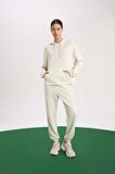 DeFactoFit Oversize Geniş Kalıp Modal Kapüşonlu Kanguru Cepli Sporcu Sweatshirt B5206AX24SPER218