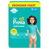 Prima Bebek Bezi Aktif Bebek 5 Beden 46 Adet Junior Fırsat Paketi