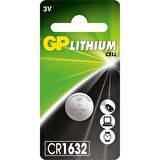 GP CR1632 3V Lityum Blister Düğme Pil