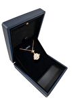 Işıklı Premium Kutuda Satürn Star Kolye Gold | Paslanmaz - 316l Çelik | Hediye Paketi Yapılır
