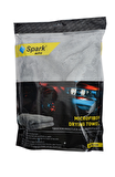 Polikur 3224 Güderi Oto Kurulama Bezi & Spark 7050 Oto Eldiveni & Spark 2316 Peluş Bez (3'lü SET)