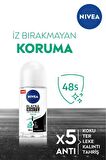 Nivea Kadın Rollon Deodorant Black & White Invisible Fresh 50ml, 48 Saat Anti-perspirant Koruma