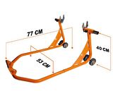 Torque-MX Motosiklet Arka Kaldırma Standı RS1 Turuncu