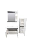 KAREN BANYO NEW BAHAR 80 CM BANYO DOLABI BOY DOLAP HEDİYELİ