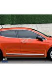 Renault Clio 5 HB Krom Yan Kapı Çıtası 4 Prç. 2019 ve Üzeri P.Çelik