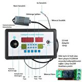 ZFX-W9002 12-24-220Volt Kuluçka Kontrolörü (Isı-Nem-Çevirme-Fan)