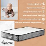 Bipamuk QATRO Bebek Yatağı Ve Çocuk Yatağı Ortopedik Çift Yönlü 60x120 Premium Beşik Yatak