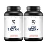 Navy Plus 2 Adet 2300 GR Whey Protein Tozu Çilek Aromalı