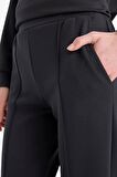 Regular Fit Esnek Belli Cepli Basic Düz Pantolon