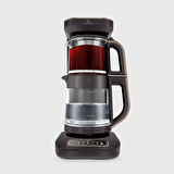 Karaca Çaysever Robotea Pro Connect 4 in 1 Konuşan Cam Çay Makinesi Walnut Brown Kahvarengi