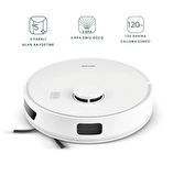 Homend Alex Laser 1291H Moplu ve Haritalamalı Akıllı Robot Süpürge Beyaz