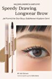 Uzun Süre Kalıcı, Yoğun Pigmentli Kaş Jeli Peripera Speedy Drawing Longwear Brow (02 Ash Brown)