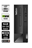 Lenovo NEO 50S i3 12100 64GB RAM 4TB SSD GT1030/4GB FDOS 11SX002VTX MASAÜSTÜ PC & PER4 BELLEK