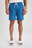DeFactoFit Regular Fit Baskılı Kısa Boy Sporcu Deniz Şortu B5991AX24HSBE376