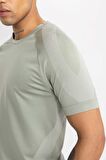 DeFactoFit Slim Fit Dar Kesim Bisiklet Yaka Sporcu Kısa Kollu Tişört B2887AX24SPGN920