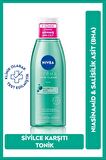 Nivea Derma Skin Clear Sivilce Karşıtı Yüz Temizleyici Peeling 150ml, Derma Skin Nemlendirici Tonik 200ml