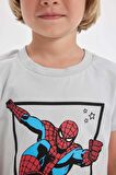 Erkek Bebek Marvel Comics Penye Uzun Kollu Şort Pijama Takımı
