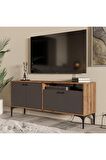 Mezza 1544 Artemis 139 cm Tv Ünitesi Hat-Antrasit