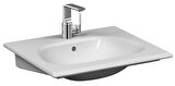 VitrA Frame 5707B403-0001 Etajerli Lavabo, 65 cm, Beyaz