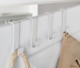 Kapı Askısı, 4 lü Set, Beyaz