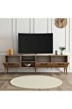 Mezza Exxen 180 Cm (ahşap Ayaklı) Tv Ünitesi Sepet Rengi 1587