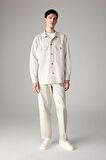 DeFacto Yazlık Gabardin Pantolon Straight Fit Bol Rahat Kesim Cepli Düz Paça B4089AX24SPGR368