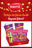 Kent Karışık Ve Elegan Bayram Şekeri (375 GR X 4 ADET) Kolonya Hediyeli