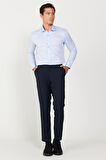 Altınyıldız Classics Normal Bel Dar Paça Slim Fit Lacivert Erkek Pantolon 4A0123200097