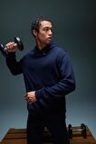 DeFactoFit Standart Fit Bisiklet Yaka Skuba Dalgıç Kumaş Sporcu Sweatshirt B4757AX24SPNV146