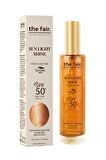 the fair. Sun Light Shine SFP 50+/PA++++100 ml Vücut ve Saç Yağı
