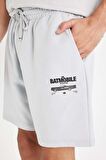 DeFacto Batman 85 Regular Fit Düz Paça Şort C5867AX24HSGR184