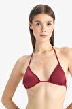 DeFacto Regular Fit Üçgen Bikini Üstü-Fall in Love T3666AZ25SMBR285