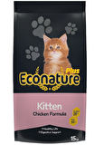 Econature Plus Tavuklu 15 kg Yavru Kedi Maması
