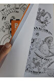 Boyama Kitabı - Coloring Book - 24x33,5 Cm