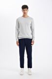 DeFacto Regular Fit Bisiklet Yaka Kazak A5268AX24AUGR192
