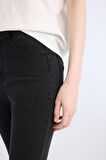 Jegging Yüksek Bel Bilek Boy Dar Paça Basic Düz Jean Pantolon