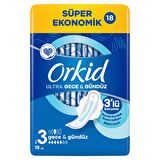 Orkid Ultra Extra 4'lü Gece 18'li