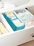 Buti Baby Akordiyon Organizer Çekmece Düzenleyici Large Turkuaz 104089 KASA - 203