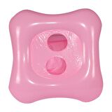 Baby Float, 0-3 Yaş, Pembe Renk, Gölgelikli Bebek Yüzme Simidi