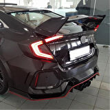 Honda Civic Fc5 2016-2020 Typer Arka Tampon