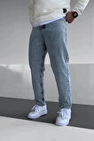 Buz Mavi Baggy Pantolon