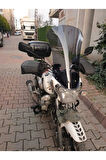Bajaj V15 Siperlik Ön Cam 2017 2018 Model 57cm Açıkfüme Renkli 4mm ORTA BOYLU CAM